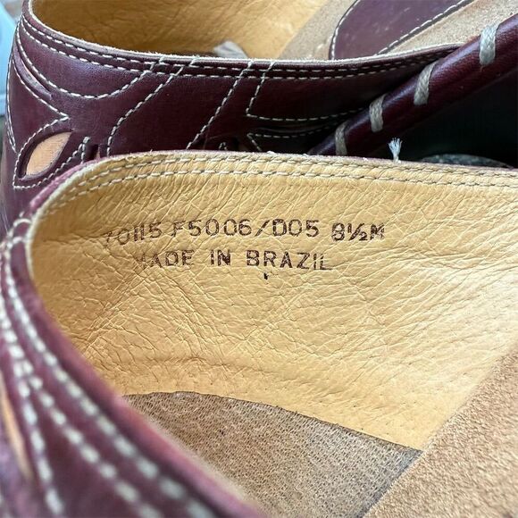 Frye Women's Charlotte Brown Leather Heeled Mule Clogs Size 8.5 boho - Picture 15 of 16